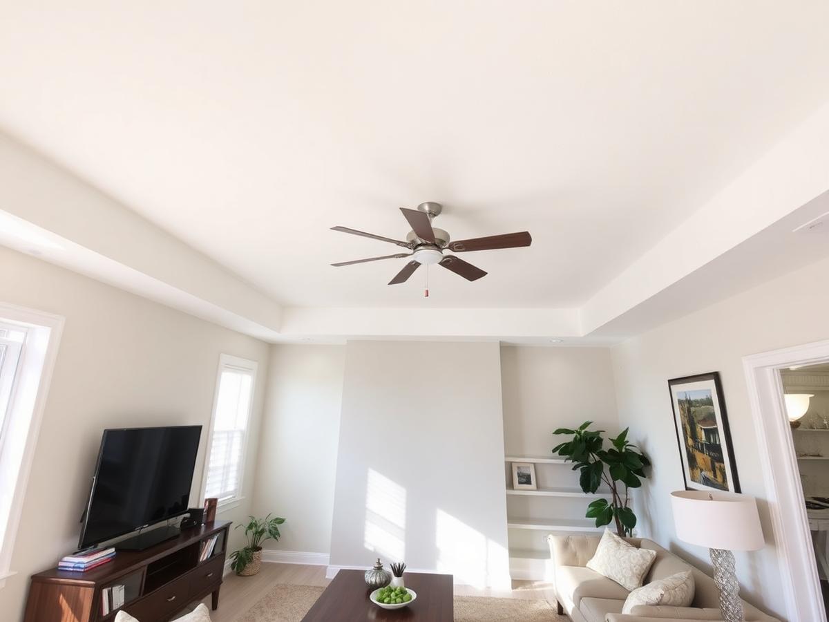 Finished interior with smooth drywall by Roman Drywall Specialist